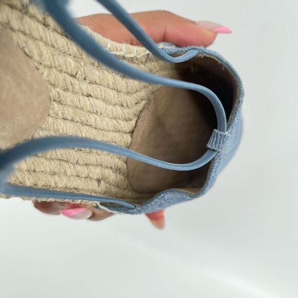 Eileen Fisher Women’s Lee Denim Blue Espadrille Flats | Size 7 Casual Slip-On - Picture 16 of 17